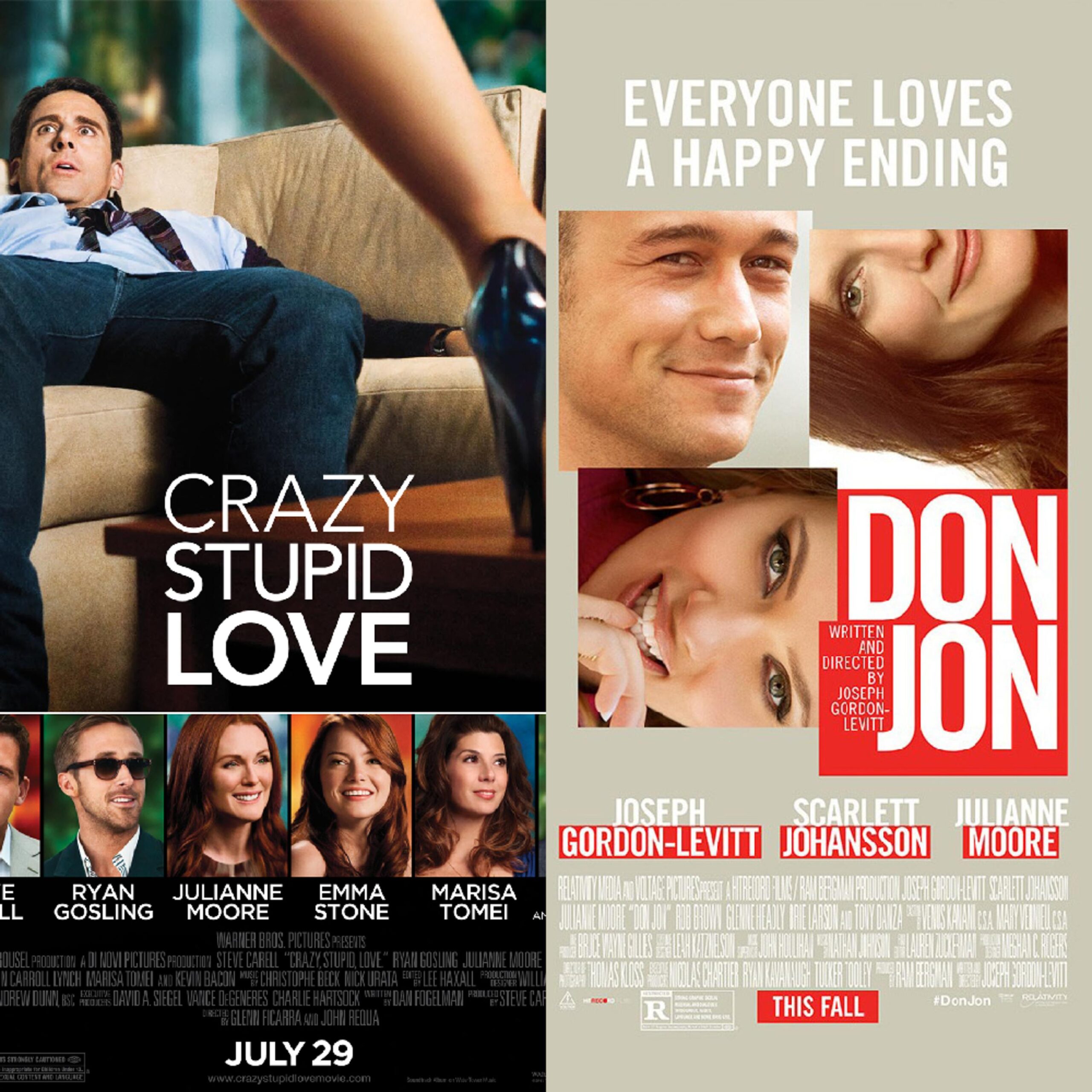 Film/Off Episode 61 - Drengevenlige Rom-coms (Don Jon & Crazy, Stupid, Love.)