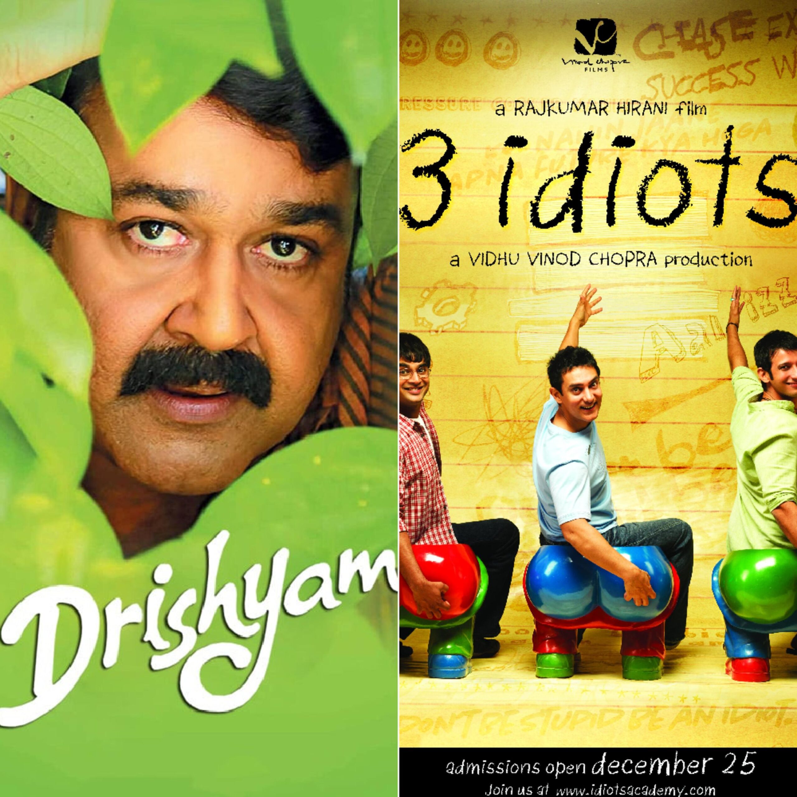Film/Off Episode 68 - Bollywood (Drishyam & 3 Idiots)